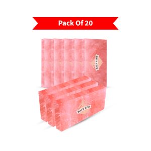 Himalayan Pink Salt Tiles Pack of 20 - Himalayan Salt Tiles for Wall
